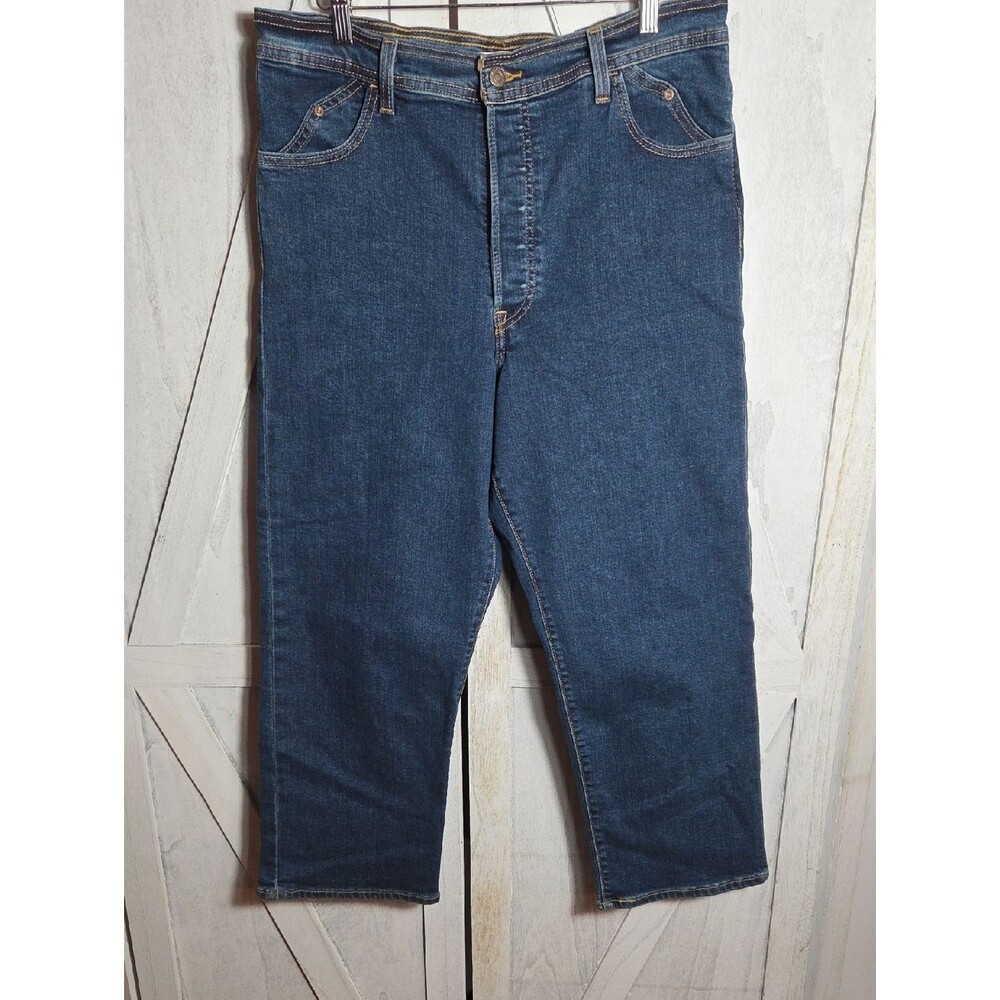 Levi's Ribcage Straight Ankle Button Fly Jeans Size 32